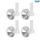 Kit 4 Acabamentos C70 Padrão Deca Registro Chuveiro Canopla Metal