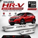Kit 4 Aço inoxidável 304 escovado 2 Soleiras Dianteira e 2 Soleiras Traseiras para HONDA HRV Kit 4 Aço inoxidável 304 escovado 2 Soleiras Dianteira e 2 Soleiras Traseiras para HONDA HRV