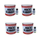 Kit 4 Adesivo Plástico Cinza 800g Maxi Rubber Profissional Kit 4 Adesivo Plástico Cinza 800g Maxi Rubber Profissional
