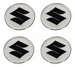 Kit 4 Adesivos Emblema Resinado Roda Suzuki 51mm