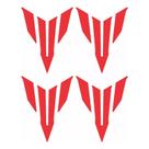 Kit 4 Adesivos Logo MT Master of Tork Vermelho 8x6cm