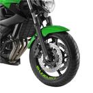 Kit 4 Adesivos Roda Interna Moto Suzuki verde