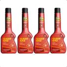 Kit 4 Aditivo Bardahl Clean Gas 200ml Gasolina Limpeza Bicos Injetores Tratamento Combustível Redução Consumo Melhor Desempenho Motor