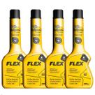 Kit 4 Aditivo Gasolina Etanol Bardahl Flex 200ml Combustivel