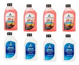 Kit 4 Aditivo Organico Laranja + 4 Água Tirreno