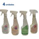 Kit 4 Água para Tecido Borrifador Gatilho 500ml Sortido Facilitador Senalândia - Envio Já