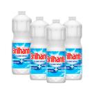 Kit 4 Água Sanitária Brilhante 1l