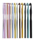 Kit 4 Agulha Crochê 8, 9, 10, 11mm Alumínio