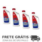 Kit 4 Algicidas Choque e Limpeza Piscina 1L - Hidroazul