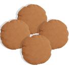 Kit 4 Almofadas Bolacha Redonda Cookie 50x50 cm Boucle - 7 Decor
