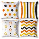 Kit 4 Almofadas Cheias para Sala Quarto Sofá Várias Estampas Digitais 40cm x 40cm Estampadas