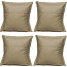 Kit 4 Almofadas Cheias para sofá Sala Quarto decorativa 42,5x42,5 Suede