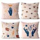 kit 4 almofadas decorativa místico kit 4 almofadas decorativa místico