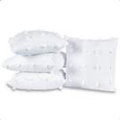 Kit 4 Almofadas Decorativas com Enchimento 45x45 cm