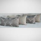 Kit 4 Almofadas Decorativas Retangular Sued Jacquard Cheias Kit 4 Almofadas Decorativas Retangular Sued Jacquard Cheias