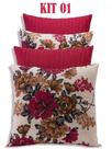 Kit 4 Almofadas Decorativas Sala E Sofa Com Ziper 45cm x 45cm