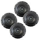 Kit 4 Alto Falante 6 Pol Bomber Bbr 200w Rms Full Range Preto