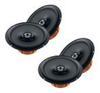 Kit 4 Alto Falante 6 Pol Hertz Dcx165.3 Coaxial Toca Alto