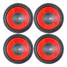Kit 4 alto falante etm subwoofer 12 pol ew 175w rms 4 ohms cores
