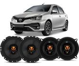 Kit 4 Alto Falante Original Jbl Toyota Etios 6 E 5 200w 4 P Preto Kit 4 Alto Falante Original Jbl Toyota Etios 6 E 5 200w 4 P Preto