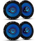 Kit 4 Alto Falante Porta Hurricane 6 Polegadas 200w Triak