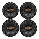 Kit 4 alto falante spyder subwoofer 12 pol street 200w rms 4 ohms cores