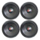 Kit 4 alto falante woofer etm exp 12 polegadas lt 250w 8 ohms