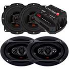 Kit 4 Alto Falantes 5 e 6x9 Polegadas Jbl Selenium + Amplificador Stetsom