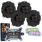 Kit 4 Alto Falantes 5 JBL FLEX4 5TRFX55 220 Watts Rms + Kit 2 Strobo AJK 6W Ritimico 3.0 Kit 4 Alto Falantes 5 JBL FLEX4 5TRFX55 220 Watts Rms + Kit 2 Strobo AJK 6W Ritimico 3.0