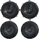 Kit 4 Alto Falantes Coaxiais 6 e 5 Bomber Original Montadoras - 200 Watts Rms