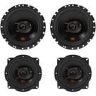 Kit 4 Alto Falantes JBL 6TRFX55 e 5TRFX55 Triaxial 220W 4 Ohms