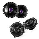 Kit 4 Alto Falantes Pioneer 6 Pol Triaxial 2x50WRMS + 5 Pol 2x120WRMS Carro Som Automotivo
