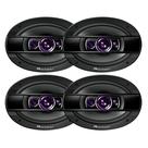 Kit 4 Alto Falantes Pioneer TS6960BR 6X9 Pol 400WRms 4Ohms