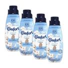 Kit 4 Amaciantes Comfort Concentrado Puro Cuidado 500ml