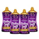 Kit 4 Amaciantes Concentrados Baby Soft Inspiração Fascinante 1,5L