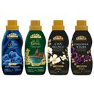 Kit 4 Amaciantes Concentrados Coala 1L The Queen Sol do Brasil Orquídea Negra Chá Branco Perfume Duradouro