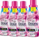kit 4 Amaciantes de Roupas Concentrado Downy Frescor da Primavera 500ml cada