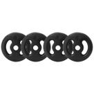Kit 4 Anilhas Peso Ferro 4kg Academia Musculação