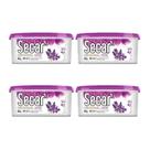 Kit 4 Antimofo Antiumidade Secar Original 80g Absorve Umidade Mau Cheiro Fungos Bactérias Gaveta Armário Closet Bibliotecas Videotecas Discotecas