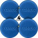 Kit 4 Aplicadores Espuma Automotivo Cera Plástico Pneu Vonixx