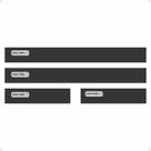 Kit 4 Apliques De Soleira Vectra Gt Resinada Com Black Over