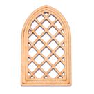 Kit 4 Apliques Janela Vitral Pequena Artesanato MDF Cru Kit 4 Apliques Janela Vitral Pequena Artesanato MDF Cru