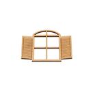 Kit 4 Apliques Janelas Abertas Peças Artesanato Decoração