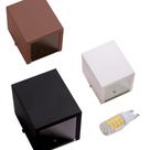 Kit 4 Arandela Interno Externo Aluminio +lampada Led 5w 1210