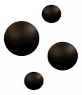 Kit 4 Arandela Moon Eclipse Redonda 2x15 1x25 1x30cm Preto para LED Halopin G9 Kit 4 Arandela Moon Eclipse Redonda 2x15 1x25 1x30cm Preto para LED Halopin G9