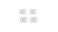 Kit 4 Arandela Slim Globo 10 Jabuticaba Branco Fosco Kit 4 Arandela Slim Globo 10 Jabuticaba Branco Fosco