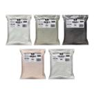 Kit 4 Argilas Rosa Branca Preta Verde e Dolomita Clareadora 200g cada pacote máscara facial skin care