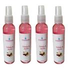 Kit 4 Aromatizador Ambiente Spray de Borrifar no Ar de Cereja e Avelã 200ml Senalândia - Envio Já