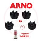 Kit 4 Arrastador do Copo Liquidificador Arno Faceclic LN31