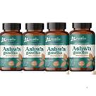 Kit 4 Ashwa gandha 60 Cápsulas 1.000mg Indiano Verdadeiro Suplemento Natural Ginseng indiano Verdadeiro